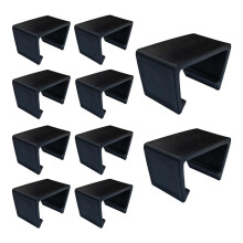 10 Pieces Outdoor Patio Furniture Clips Sectional Couch Sofa Funiture Clips Wicker Rattan Furniture Alignment Connector