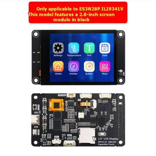 2PCS Acrylic Case for 2.8 Inch Display Screen ESP32 Development Board LCD TFT Module for ES3N28P IL19341V Shell