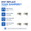 XP600 Ink Damper Replacement, for DTF Printer Ink System, Compatible Parts for Selected XP600 Printhead Setups 4pc 3