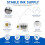 XP600 Ink Damper Replacement, for DTF Printer Ink System, Compatible Parts for Selected XP600 Printhead Setups 4pc 6