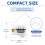 XP600 Ink Damper Replacement, for DTF Printer Ink System, Compatible Parts for Selected XP600 Printhead Setups 4pc 7