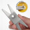2 Pcs Multi Guitar Spanner Wrench Guitars Tool for String Instruments,Knob Tuner Bridge Pin Adjustment 3