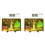 2X Acrylic LED Luminous Draw Board Toy LED Note Board for Kids Gift for Scratch Adjustable Erasable Letter Message Board 2
