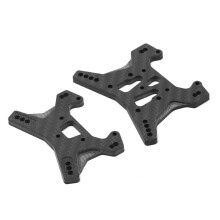 For LEILALUO SBK10 Carbon Fiber Front and Rear Shock Plate RC Car Upgrade Parts Accessories