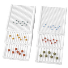 6 Stuks Polymer Klei Kralen Roller Tool, 6 Maten Klei Roller Set Ronde Kralen Maker voor Het Maken van Uniforme Ronde Kralen