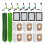 19pcs Replacement Accessories for   Max 705 Combo/706 Combo Robot Vacuum Cleaner 2