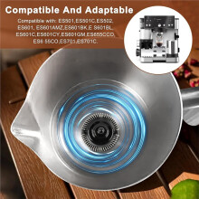 Milk Frother Replacement for Luxe ES601, ES655, ES701 Models Whisk Accessories with Coffee Art Stylu