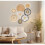 8 Pcs Boho Wall Basket Decor Decorative Bulrush Woven Basket Wall Decor Boho Wall Art Round Wall Hanging Baskets 2