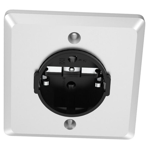 EU Schuko Power Socket Wall Plate 86mm X 86mm AC Power Receptacle 250V 16A Wall Outlet Panel 1