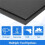 10 Pack Black ABS Plastic Sheet 1/8 Inch Thick 8" X 12" for DIY Projects & Structural Parts 6
