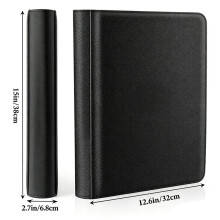 Toploader Binder Houdt 324 Toploaders Ridge Tab Sortering Draagbare Toploader Binder voor Kaarten (voor Sport-/Spelkaarten)