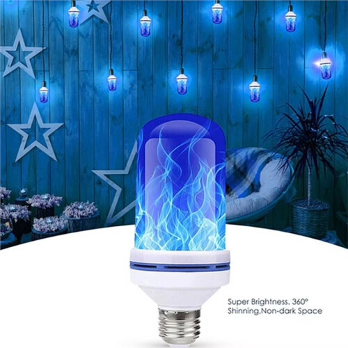 LED Dynamic Flame Effect Light E27 E26 B22 E14 LED Lamp Decorative Light for Bar Hotel Restaurant Party D 2