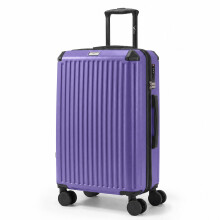 LUGG SkyRover 24In Hard Shell 66x44x25cm Suitcase, TSA Lock, 360 Degree Wheels, Internal Pockets, Airline Approved, Amethyst