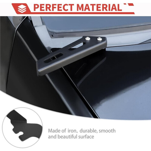 Ditch Light Brackets for  Grand Cherokee 2007-2010 Windshield Light Bracket Front A-Pillar Headlight Mounting Kit 2