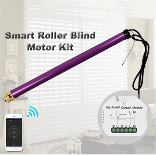 RF433 WiFi  Curtain  Module Tuya Voice Wireless Control Electric Roller Blinds Shutter Motor  Breaker