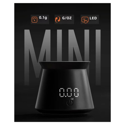 Bilancia Elettronica per Caffè 0.1g Alta Precisione Impermeabile Misura per Chicchi di Caffè e Liquidi 2
