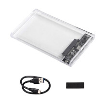 Obudowa na Dysk Twardy 2,5 Cala HDD SSD USB 3.1 Zewnętrzna Obudowa Dysku Twardego USB 3.1 Typ C Przezroczysta Obudowa HDD