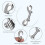 10PCS 4.7" Double Ended Bolt Snap Hooks - Rust-Proof 220Lbs Capacity for Dog Leash, Hammock & Key Holder 2