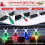 Gutter Clips for Hanging Outdoor Lights, Drain Channel Clamp Fits Gutter Guards Light Clips,Mesh Gutter Guard Compatible 3