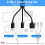 5 in 1 Multifunction Card Reader /TF/CF/MS/XD Aluminum Card Reader with USB-C//USB-A for Smartphone Laptop 6