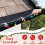 Gutter Clips for Hanging Outdoor Lights, Drain Channel Clamp Fits Gutter Guards Light Clips,Mesh Gutter Guard Compatible 5