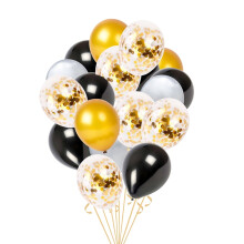 Party Decoration Balloons with Sequins Confetti 18 pcs