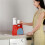 Electric Laundry Detergent Dispenser with Cup,USB Rechargeable,Adjustable Dosing for Liquid Detergent Containers Black 2