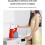 Electric Laundry Detergent Dispenser with Cup,USB Rechargeable,Adjustable Dosing for Liquid Detergent Containers Black 4