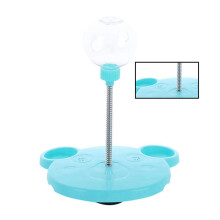 Interactieve Voedselbal voor Huisdieren, Interactief Speelgoed voor Binnen, Kattenbenodigdheden, Blauw