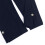Women's navy capri leggings with decorative buttons 8