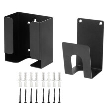 Soporte de Carga de Pared de Metal con Conector SAE J1772 y Gancho en J con Gancho para Cable para una Mejor Organización de Carga