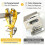 Stainless Steel Knife Sharpener Tool, Professional Maintenance Sharpener for Kitchen Knives Quick Sharpening 5