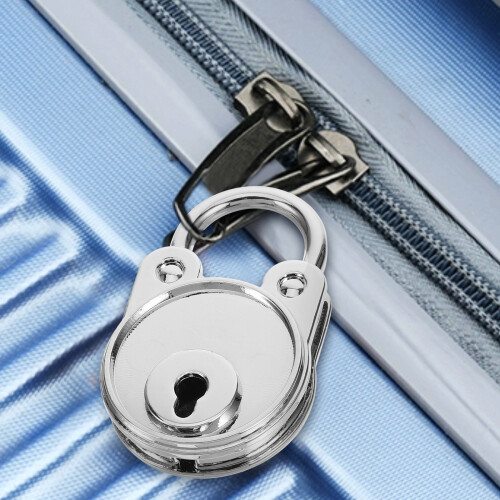 Bear-Shaped Metal Padlock with Key 2