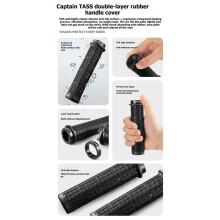 TOSUOD Bicycle Grip Anti-Slip Bicycle Handlebar Grips MTB Handle Grip Covers 22.2mm for Standard Bicycle Mountain Road Grey