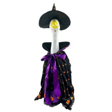 Halloween Veranda Gåsdräkt Klänning Gås Kostym Utomhus för 23" Gräsmatta Plast/Cement Staty Gårdsdekoration