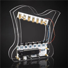 DIY Optical Sensing Harp Soldering Kit, 7‑Note Scale Player, Photoresistor Based STEM Soldering Training Set