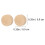 Water Key Trombone Corks Wood Color 5 Pcs 2