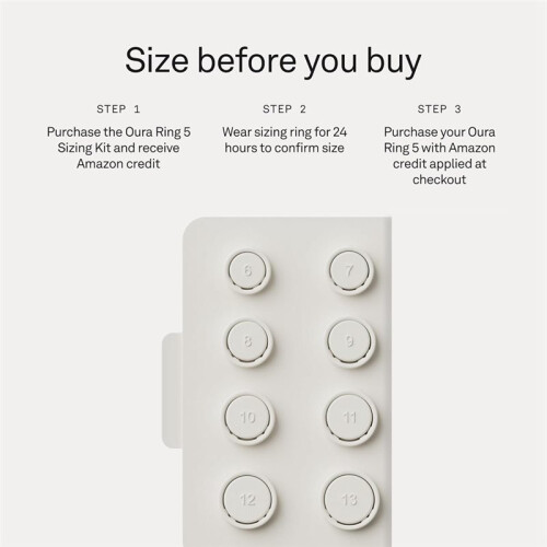 For  Ring 5 Sizing Kit, Exclusive Size Tester Set for  Gen5  Ring, Standard US Sizes 6-13 Test Rings 1