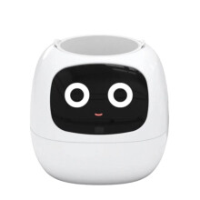 Tuya "Gen 2" Plant Robot,Plant Pet Robot,100+ Emojis,Make Raising Plants Easy and Fun White