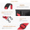 Portable Storage Case for  Flip Camera, Protective Storage Bag with Adjustable Strap Accessory Pocket, Case Only 3