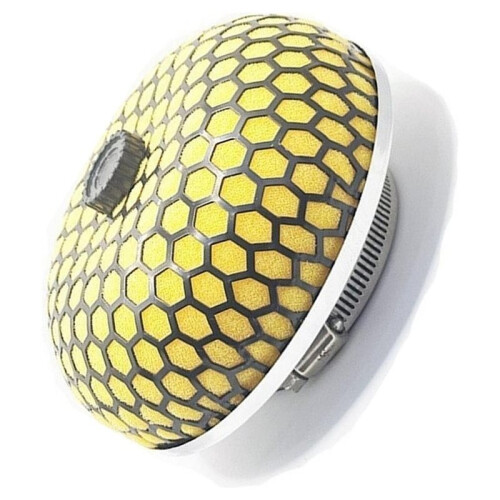 Universal 76mm Air Filter, High Flows Air Purifier, Air Filter,Filter with High Quality and Stable Performance Yellow 1