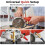 Dust Remover Water Sprayer for Cutting Machine,Angle Grinder Misting System Water Sprayer, for Cutting Tile, Concrete 5