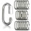 M8 Quick , 20 Pack Chain Connectors, 3" Heavy Duty Chain Hooks, 1500 LBS Capacity for Backpack, Shade Sail, Hammock 2
