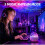 Water Reflection Night Light Projector with Remote Control, Adjustable Color, Brightness and Movement Speed 5