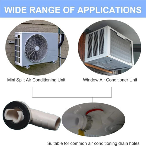 3 Feet Air Conditioner Drain Hose,Not Easily Deformed,Replacement for Universal -Split AC Window Air Conditioning 2