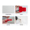 Battery Holder Wall Mount Batteries Storage Organizer Battery Mount Holder Red 5