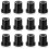 12PCS Ceramic Rubber Sandblasting Nozzle Tips, 2mm/2.5mm/3mm/3.5mm Abrasive Blast Nozzles Sandblaster Accessories 1
