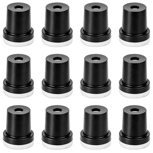 12PCS Ceramic Rubber Sandblasting Nozzle Tips, 2mm/2.5mm/3mm/3.5mm Abrasive Blast Nozzles Sandblaster Accessories
