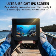 Underwater Fishing Finder Camera: 220Wide-Angle Lens/Portable Fish Finder for Sea/Lake/Boat/Kayak Fishing US Plug