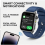 New E810 Smart Watch with Bluetooth Calls, Blood Glucose, Oxygen Oxygen, U 5